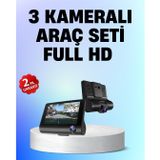 Full HD 1080P 3 Kameralı Araç DVR – Gece Görüşlü ve G-Sensörlü Güvenlik Çözümü TKNDYM-UCZZZ504ARAÇKAMERA
