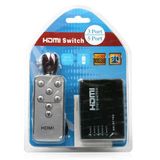 Full Hd 4 Giriş 1 Çıkışlı Uzaktan Kumandalı Hdmi Switch (Seçici)