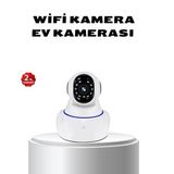 Full HD Akıllı IP Kamera – Gece Görüşlü, Hareket Sensörlü, Çift Yönlü Ses ve Online Kayıt Özellikli