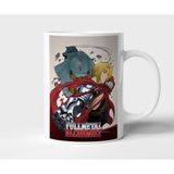 Full Metal Alchemist Anime Tasarım Kupa - Hediyelik Kupa - Baskılı Kupa - 001 - Beyaz - 300 ml
