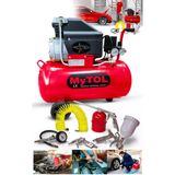 Full Paket En Çok Tercih Edilen 2Hp 50 Lthava Kompresörü Boya,Lastik,Mazot Temizleme 5Pcs Havalı