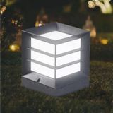 Full Plus Panjurlu Kare Küp Bahçe Aydınlatma Armatürü