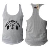 Full Power Gym Beyaz Fileli Erkek Atlet