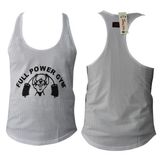 Full Power Gym Beyaz Fileli Erkek Atlet