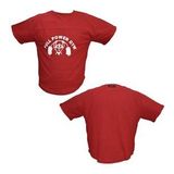 Full Power Gym Ragtop Kırmızı Siyah Çizgili T-shirt