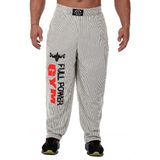 Full Power Gym Spor Eşofman Altı Oversize Rahat Kalıp - XL - Beyaz