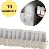 Full Reyon 10 Adet 1 Watt Beyaz Işık, Çok Kaliteli, Fişli, Aç - Kapa Düğmeli Gece Lambası, 8 Cm Gece Lambası