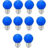 Full Reyon 10 Adet K2 Mavi Işık 5 Watt Led Gece Lambası Ampulü, E27 Duylu Ağaç Feneri Ampulü
