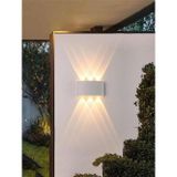 Full Reyon 10 Watt, Amber Işık Led Armatür, Modern Işık Desenli Aplik, Haiti Desen Armatür, İç Dış Mekan Aplik