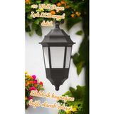 Full Reyon 10 Watt Beyaz Işık Ampul Dahil Dekoratif Duvar Apliği, Bahçe Duvar Armatürü, Teras, Balkon Aplik