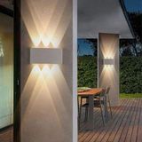 Full Reyon 10 Watt, Gün Işığı Led Armatür, Modern Işık Desenli Aplik, Haiti Desen Armatür, İç Dış Mekan Aplik