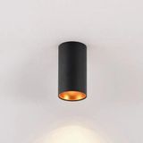 Full Reyon 10 X 6 Cm Metal Kasa 7 Watt Günışığı Gu10 Duy Sıva Üstü Tavan Armatür Metal Tavan Aplik Siyah