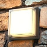 Full Reyon 12 Watt, 4200 Kelvin Led Armatür, İç Ve Dış Mekan Modern Aplik, Bahçe Duvar Aplik Banyo, Teras Aplik