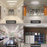 Full Reyon 2 Adet 120 cm 80 Watt 6500 Kelvin Beyaz Işık 3 Sıra Ledl Kristal Bant Armatür Fabrika Tavan Armatürü