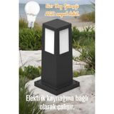 Full Reyon 29 Cm, 10 Watt Günışığı Ampullü, Set Üstü Aplik, Bahçe Duvar Armatürü, Çim, Çiçek, Bahçe Yolu Apliği