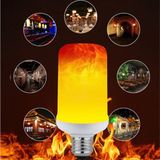 Full Reyon 3 Işık Modlu, Alev Efektli, 5 Watt, E27 Duy LED Ampul, Alev Efektli Çok Kaliteli Birinci Sınıf Ampul - Amber - 1 - 10 W