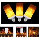 Full Reyon 3'Lü Paket 3 Işık Modlu, Alev Efektli 5 Watt, E27 Duy Led Ampul, Alev Efektli Çok Kaliteli Led Ampul