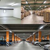 Full Reyon 5 Adet 120 cm 80 Watt 6500 Kelvin Beyaz Işık 3 Sıra Ledl Kristal Bant Armatür Fabrika Tavan Armatürü