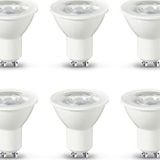 Full Reyon 6 Adet Gu10 Duylu 7 Watt Gün Işığı Led Ampul