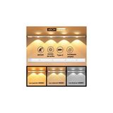 Full Reyon 60 Cm, Sensörlü, Şarjlı, 3 Işık Renkli, Alüminyum Kasa, Işık Desenli, Çok Amaçlı Modern LED Aplik - 3000K - Günışığı