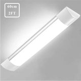 Full Reyon 60 Cm, Ultra Kaliteli, Yüksek Beyaz Işık 18 Watt LED Bant Armatür İşletme Ev, Ofis, Fabrika Armatürü - 6500K - Beyaz