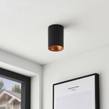 Full Reyon 7 Watt Amber Işık Gu10 Ledli, 10 Cm, Alüminyum Kasa Sıva Üstü Dekoratif Tavan Armatürü, Led Aplik