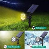 Full Reyon 7 Watt Amber Işık Kaliteli Solar Armatür, Güneş Enerjili Çim, Çiçek, Ağaç, Bahçe Aydınlatma Armatürü
