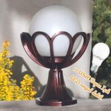 Full Reyon Beyaz Işık 10 W. Led Ampul Dahil Bakır Eskitme Bahçe Duvar Aydınlatma Armatürü, Dekoratif Aplik