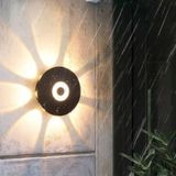 Full Reyon Dekoratif Işık Desenli 7 Watt Led Armatür 3000K Gün Işığı İç Ve Dış Mekan Modern Ve Şık Led Aplik