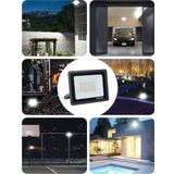 Full Reyon Elektrikle Çalışır, Ultra Kaliteli 100 Watt Beyaz Işık Smd Led Projektör, Dış Mekan Armatürü - 220V