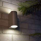 Full Reyon Gün Işığı Ledli Çift Yönlü Dekoratif Iç ve Dış Mekan Bahçe Teras Balkon Kamelya Aydınlatma Armatürü - Antrasit