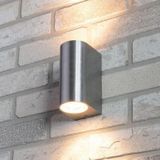 Full Reyon Gün Işığı Ledli Nikel Kaplama Plastik Kasa Çift Yönlü Dekoratif Iç Ve Dış Mekan Bahçe Duvar Aplik