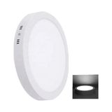 Full Reyon Metal Beyaz Yuvarlak Kasa Beyaz Işık Ultra Kaliteli Sıva Üstü LED Tavan Armatürü Sıva Üstü LED Panel - 6500K - Beyaz