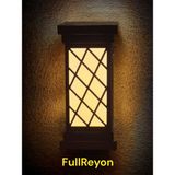 Full Reyon Modern Tasarım 24 Watt LED Aplik, 3000K Gün Işığı LED Armatür, Banyo, Balkon, Kapı Giriş Apliği - 3000K - Günışığı