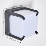 Full Reyon Octopus 18 Watt Günışığı Ledli Dış Mekan, Nemli Alan, Balkon, Banyo, Teras, Bahçe, Veranda Apliği - Siyah
