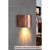 Full Reyon Tek Yönlü Dekoratif Iç Dış Mekan Aplik Eskitme Amber Işık