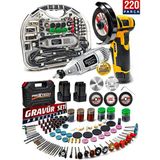 Full Set Bakır Sargılı Metal Kesme ve Gravür Mini Taşlama Hediye - Seçenek 1