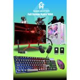 Full Sistem Set Hydra 1660 Ryzen 5 5500 Cpu 16GB 3200MHZ Ram 512GB M.2 SSD Gtx 1660 23.8" 165hz Monitör Beyaz Gaming Pc