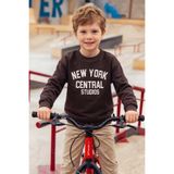 Fulla Moda 3 İ̇plik New York Baskılı Erkek Çocuk Sweatshirt