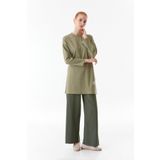 Fulla Moda Basic Bisiklet Yaka Tunik