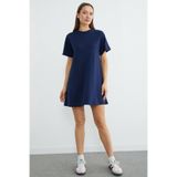 Fulla Moda Basic Çimalı Mini Boy Modal Elbise