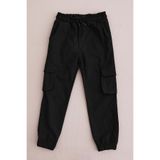 Fulla Moda Beli Bağlamalı Kargo Cepli Erkek Çocuk Jogger Pantolon
