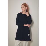 Fulla Moda Fullamodest Basic Bisiklet Yaka Tunik