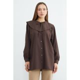 Fulla Moda Fullamodest Bebe Yaka Balon Kol Tunik