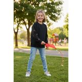 Fulla Moda Kolları Kiraz Nakışlı Kız Çocuk Sweatshirt