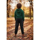 FullaModa Beli Lastikli Baggy Erkek Çocuk Pantolon - Füme - 11 Yaş