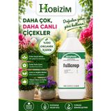 FullCrop Organik Bitki ve Çiçek Gübresi - Çiçek ve Kök Geliştirici - 5 LT