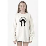 Fullmetal Alchemist Anime Logo Beyaz Kadın 2ip Sweatshirt