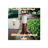 fullreyon 10 Watt Gün Işığı Bakır Eskitme Mantar Armatür, Bahçe Duvar, Çim, Yürüyüş Yolu, Set Üstü Aplik