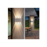 fullreyon 10 Watt, Gün Işığı Led Armatür, Modern Işık Desenli Aplik, Haiti Desen Armatür, İç Dış Mekan Aplik